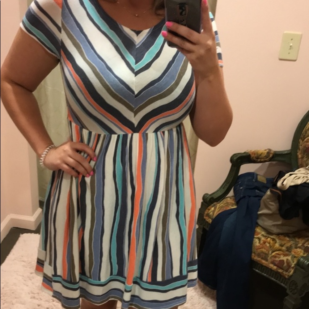 Multicolor Stripe Dress